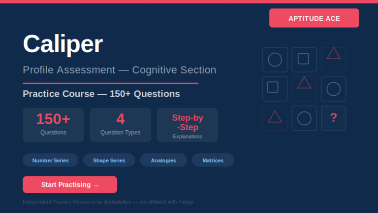 Caliper Test Mastery – 150+ Proven Practice Questions with Step-by-Step Explanations